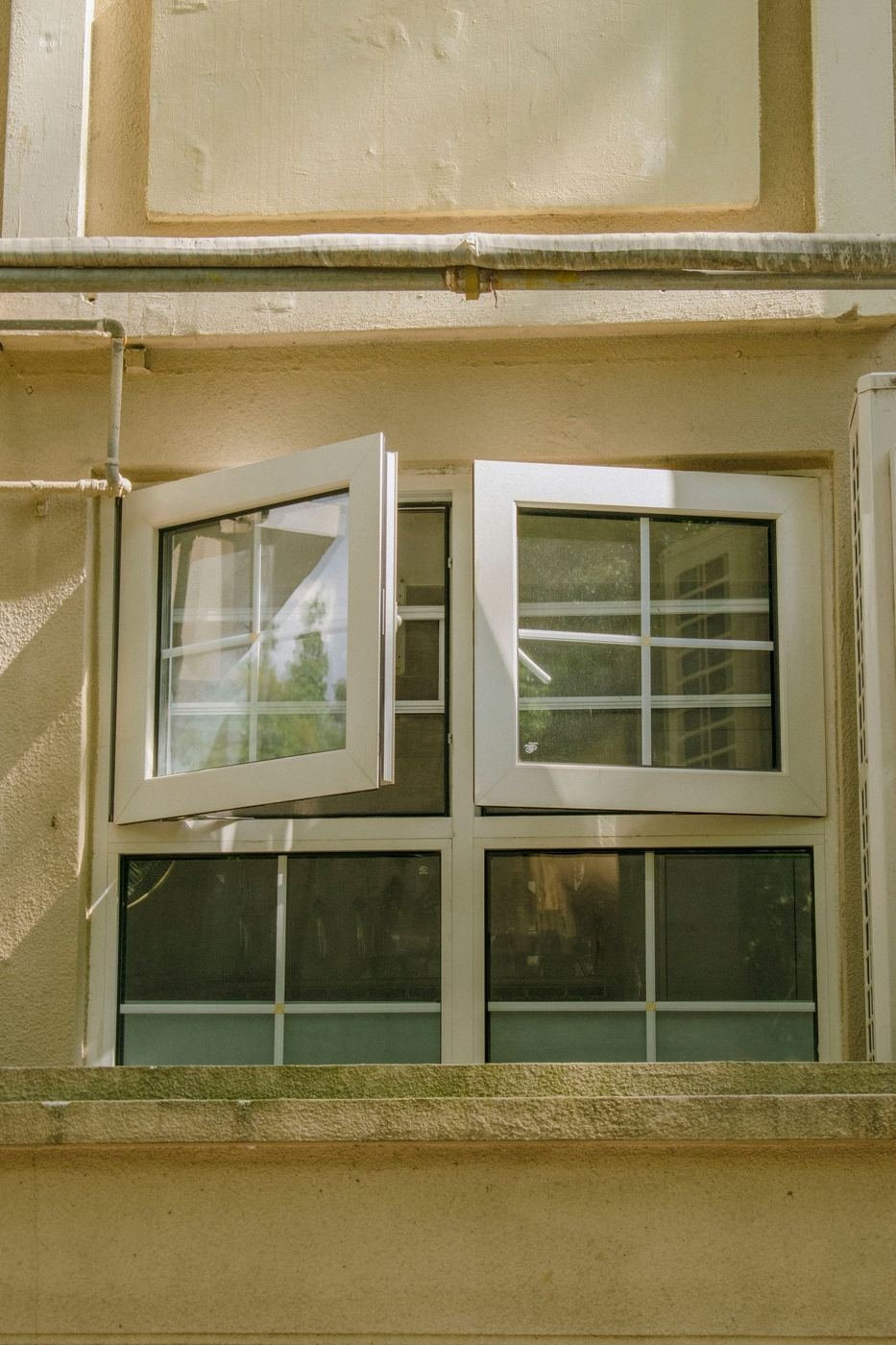 Two track uPVC sliding window project