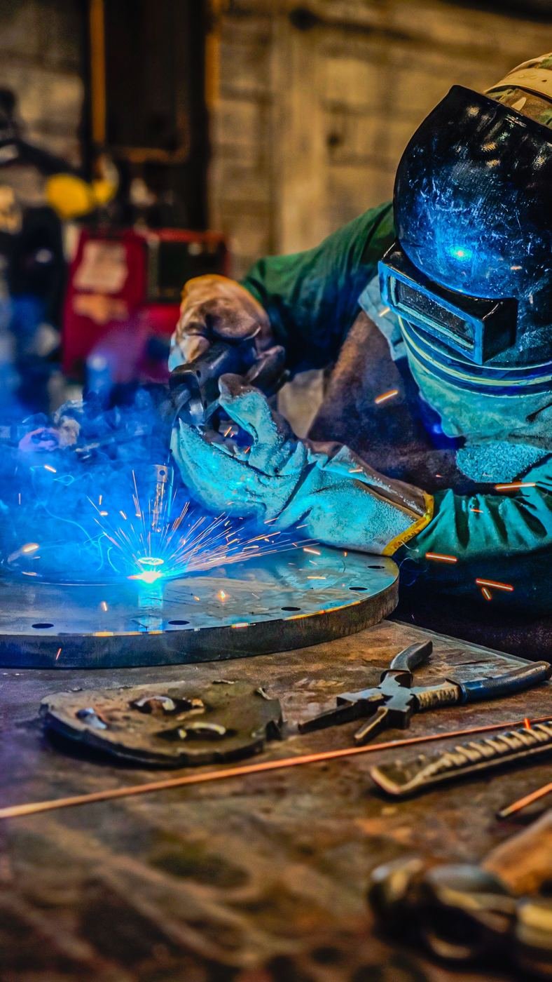 Engineering and metal fabrication workshop